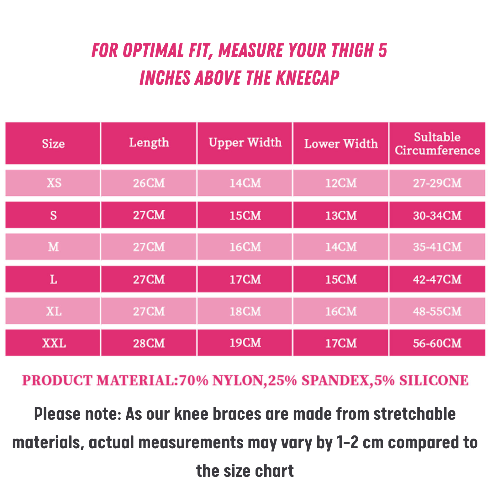 PEOCHAR Elite Knee Support Brace (1 Pack) – Adjustable Compression for Sports, Gym & Daily Performance