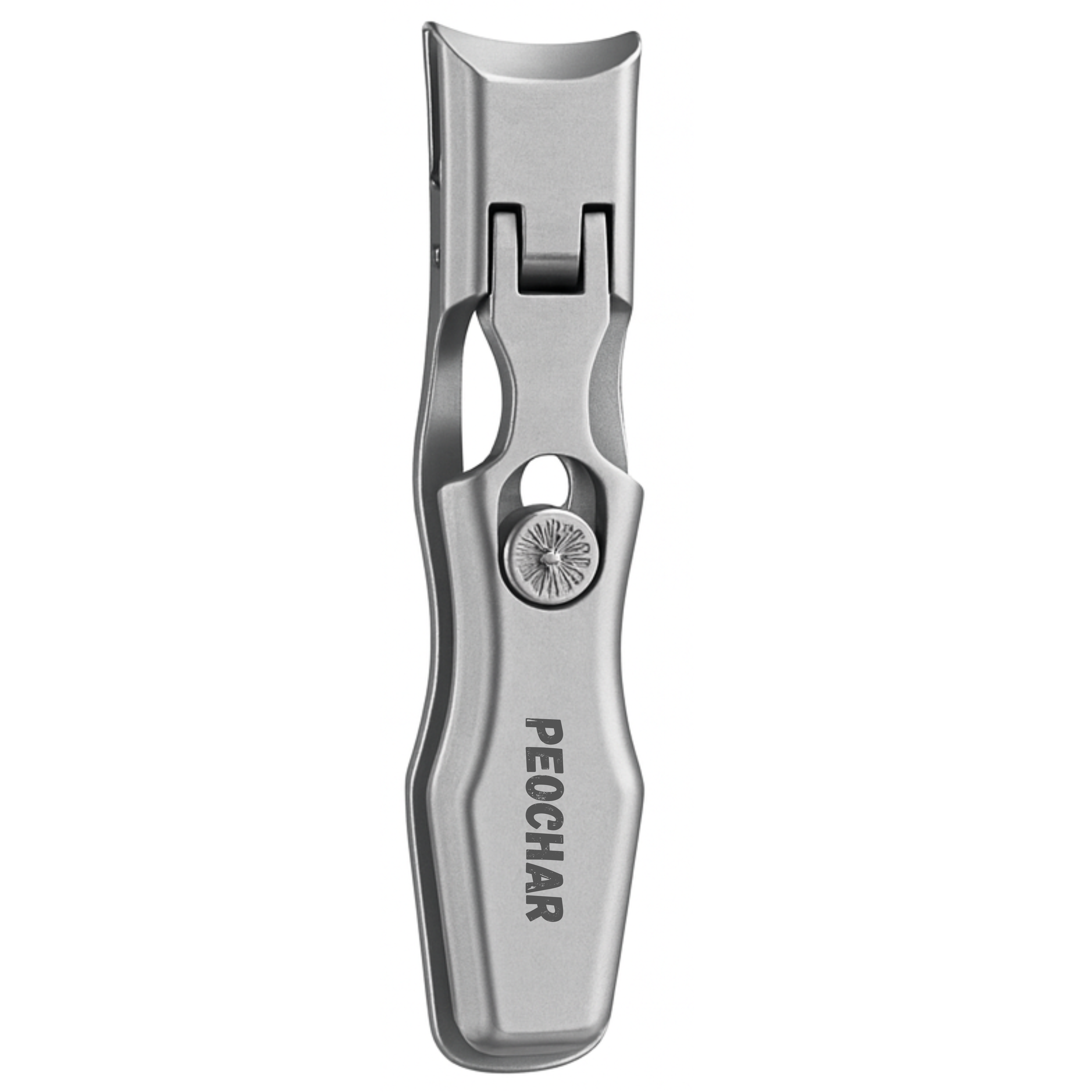 PEOCHAR® Wide Jaw Stainless Steel Nail Clippers – Anti-Splash, Sharp & Durable Precision Cutter
